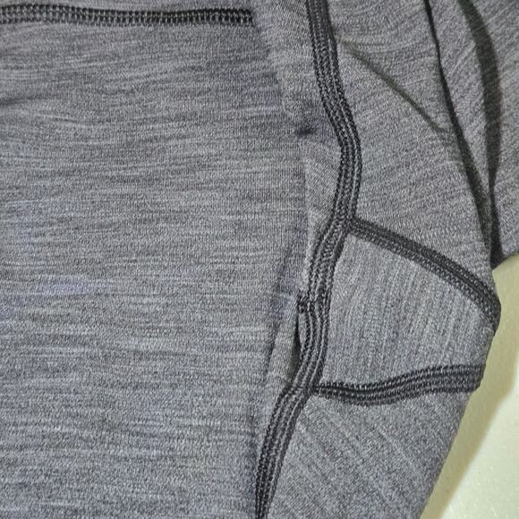 Lululemon Mid Rise Speed Tight V in Heathered Black Leggings Women's Size‎ 4 - Picture 8 of 10